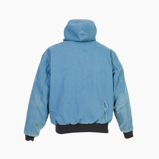 Active Hooded Jacket -  Washed Blue