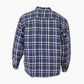 Vintage Flannel Overshirt - Blue Check