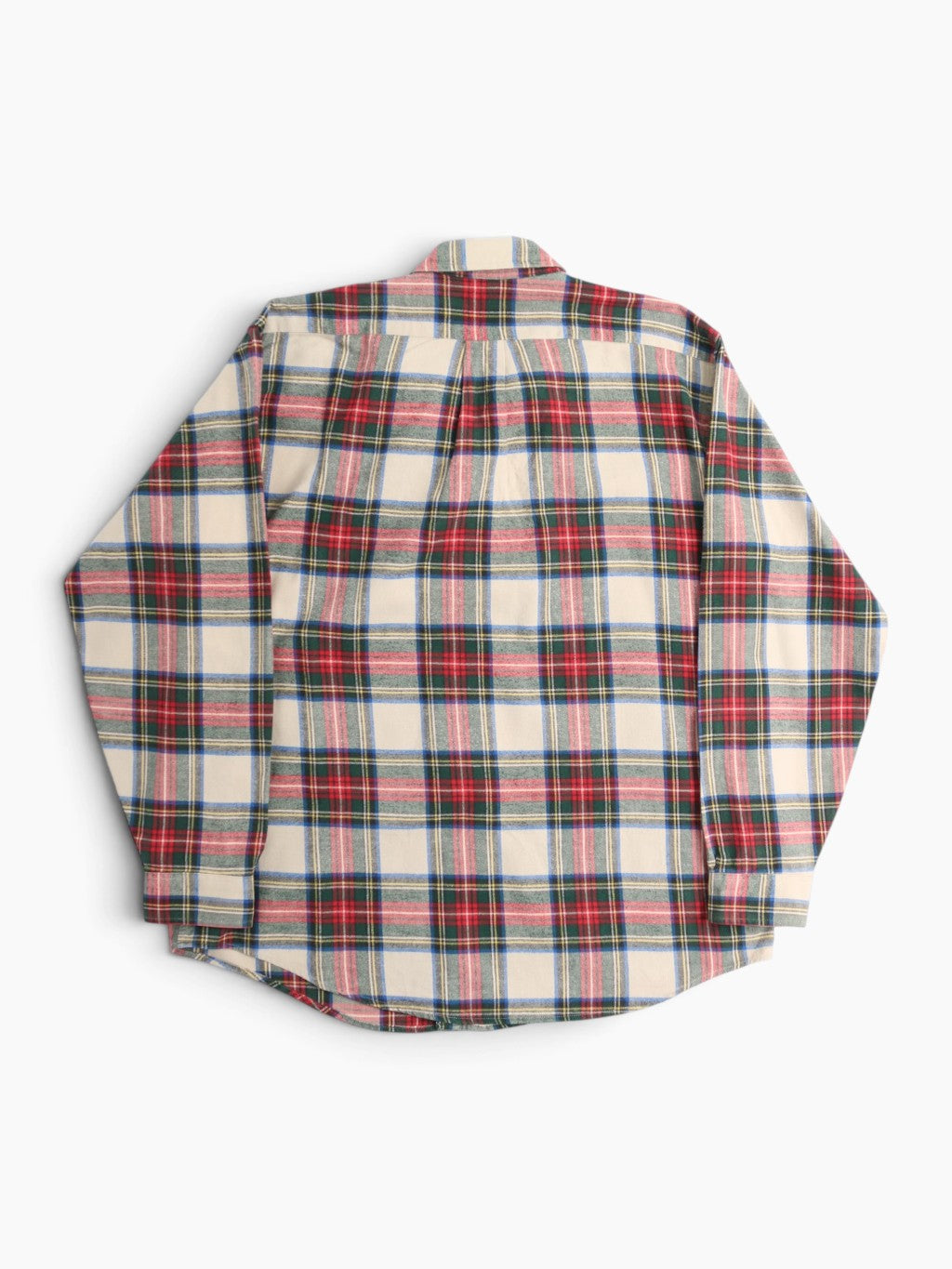Vintage Flannel Shirt - Green Check