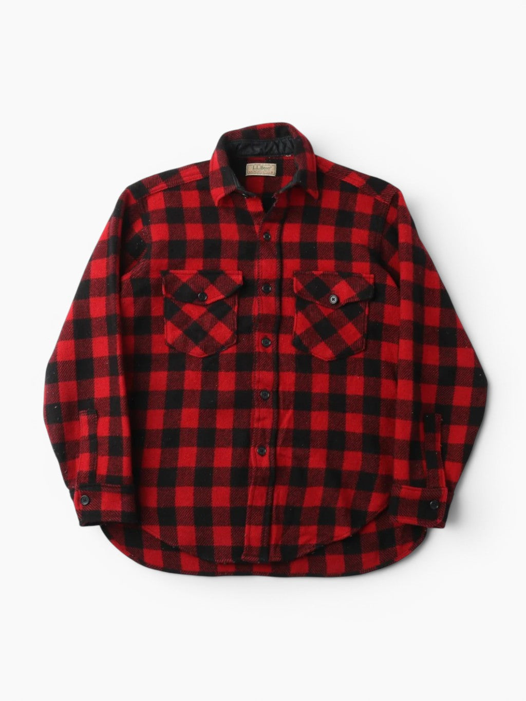 Vintage Flannel Shirt - Red Check