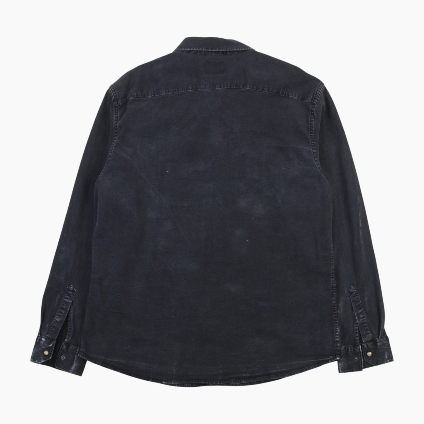 Western Denim Shirt - Black