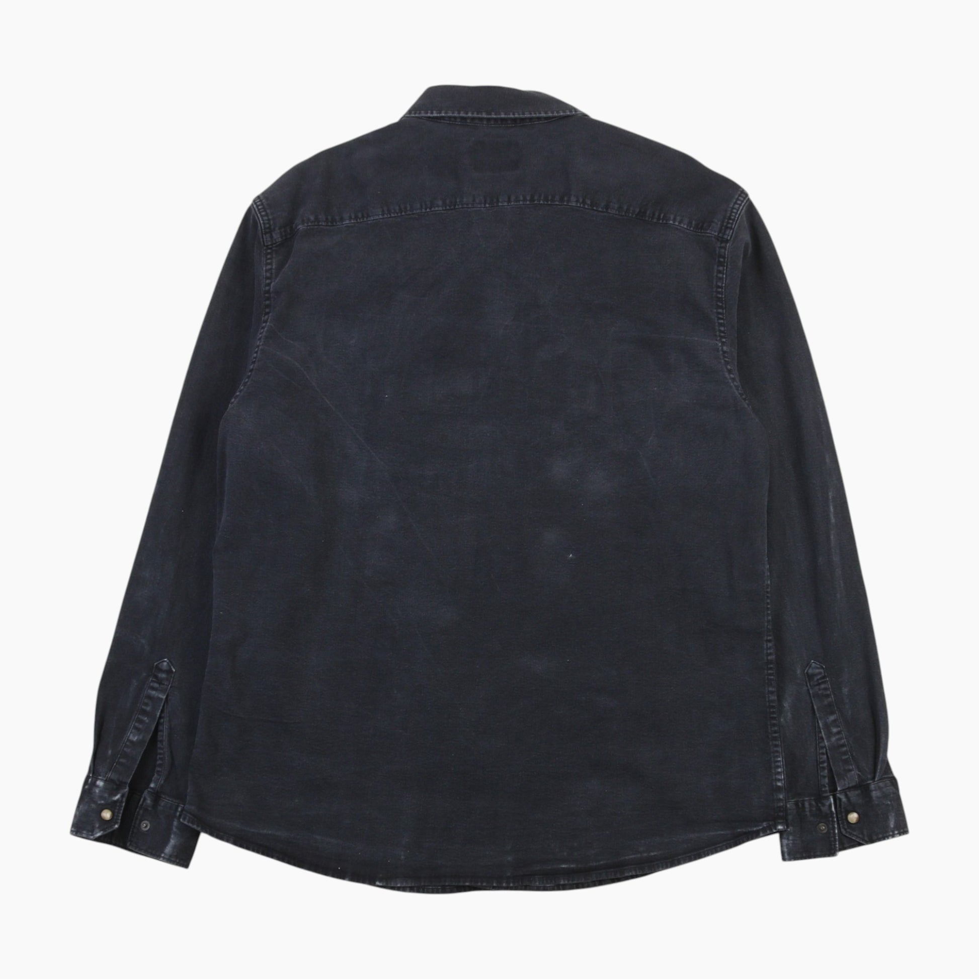 Western Denim Shirt - Black