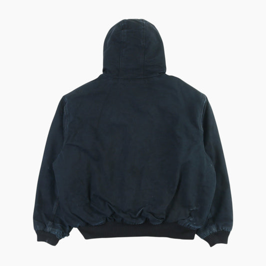 Hooded Active Jacket - Black