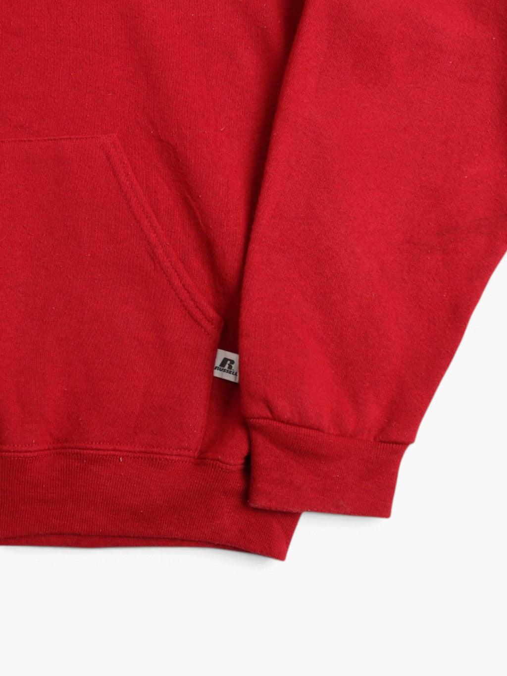Vintage Hooded Sweatshirt - Red