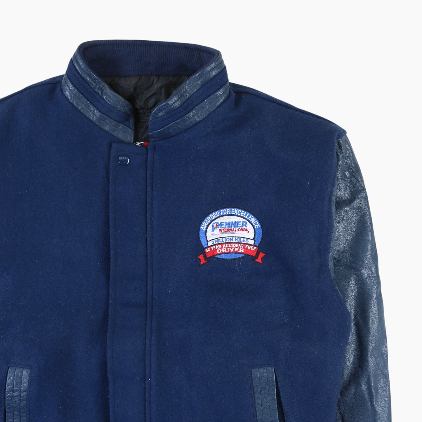 Vintage Varsity 'Penner International' BomberJacket - Navy