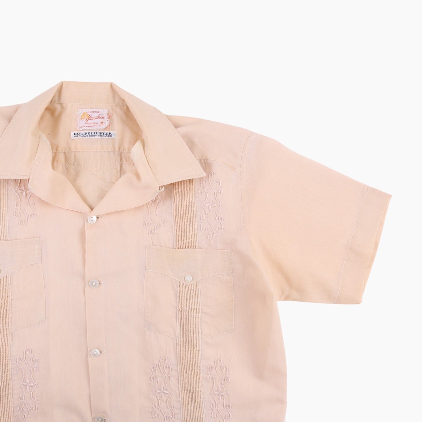 Vintage Cuban Guayabera Shirt