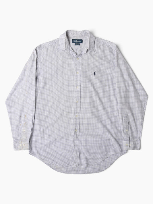 Vintage Shirt - White Check