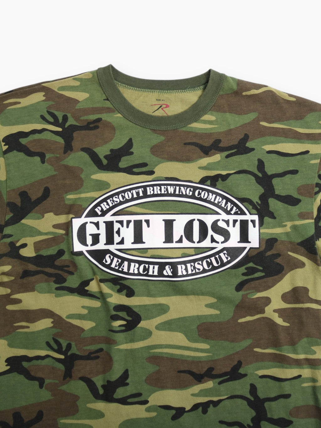 'Get Lost' Woodland Camouflage T-shirt