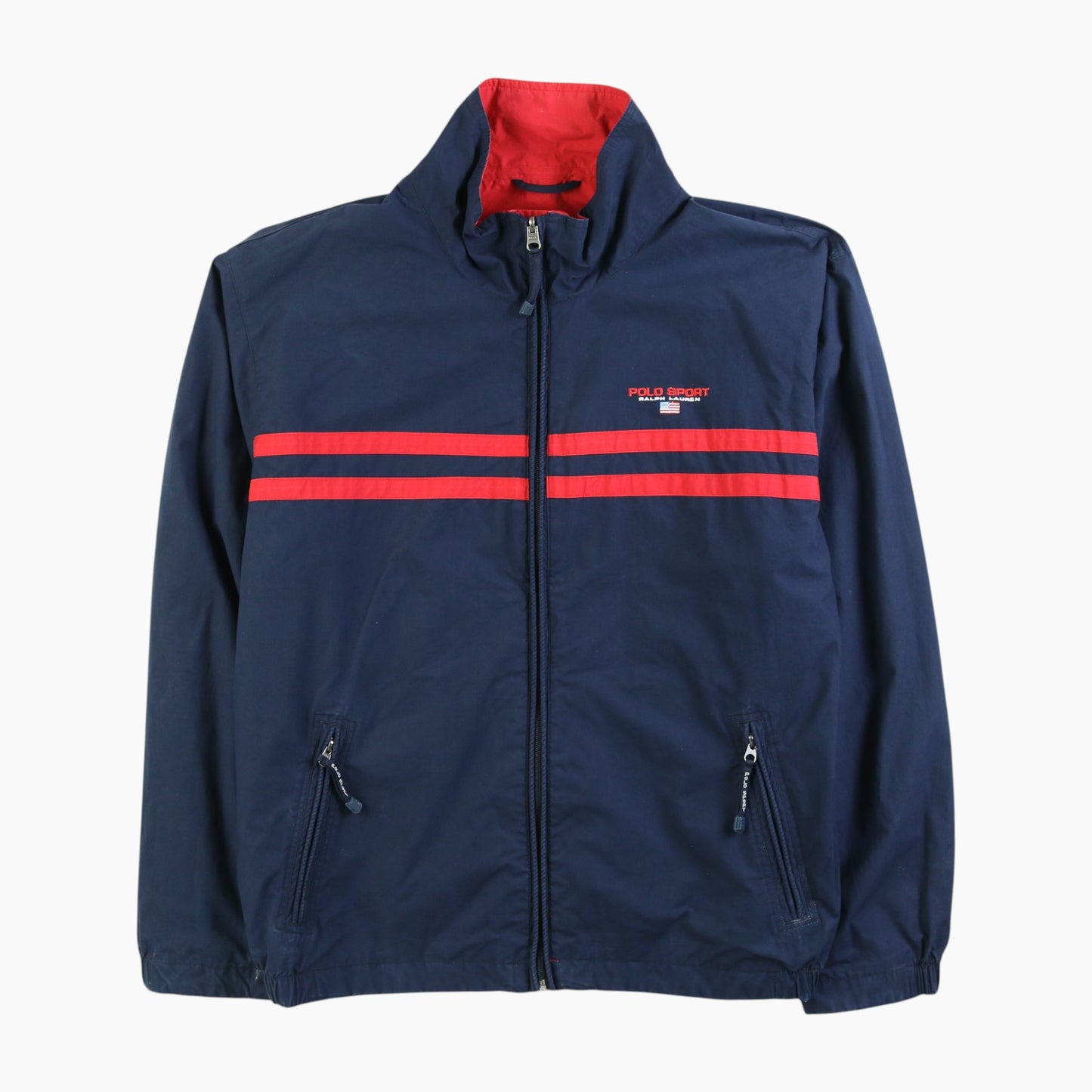 Vintage Reversible Polo Sports Jacket - Navy