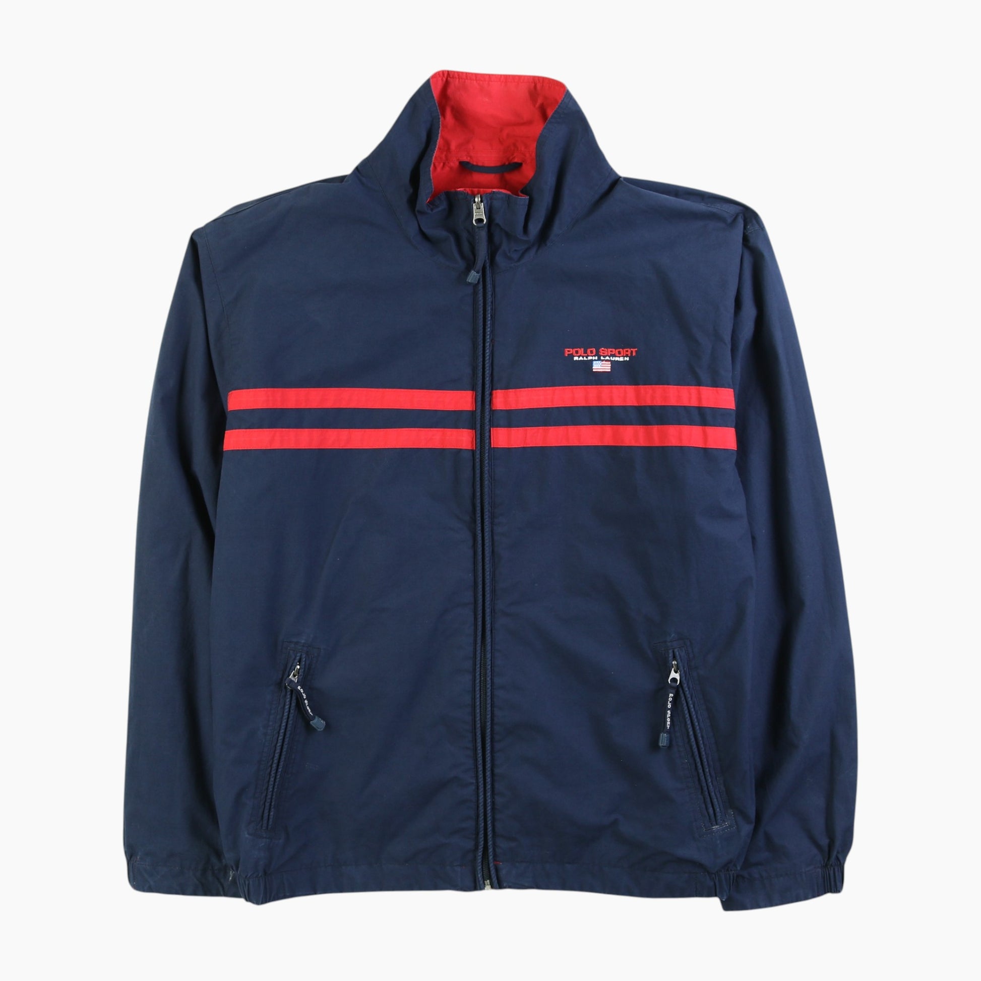 Vintage Reversible Polo Sports Jacket - Navy