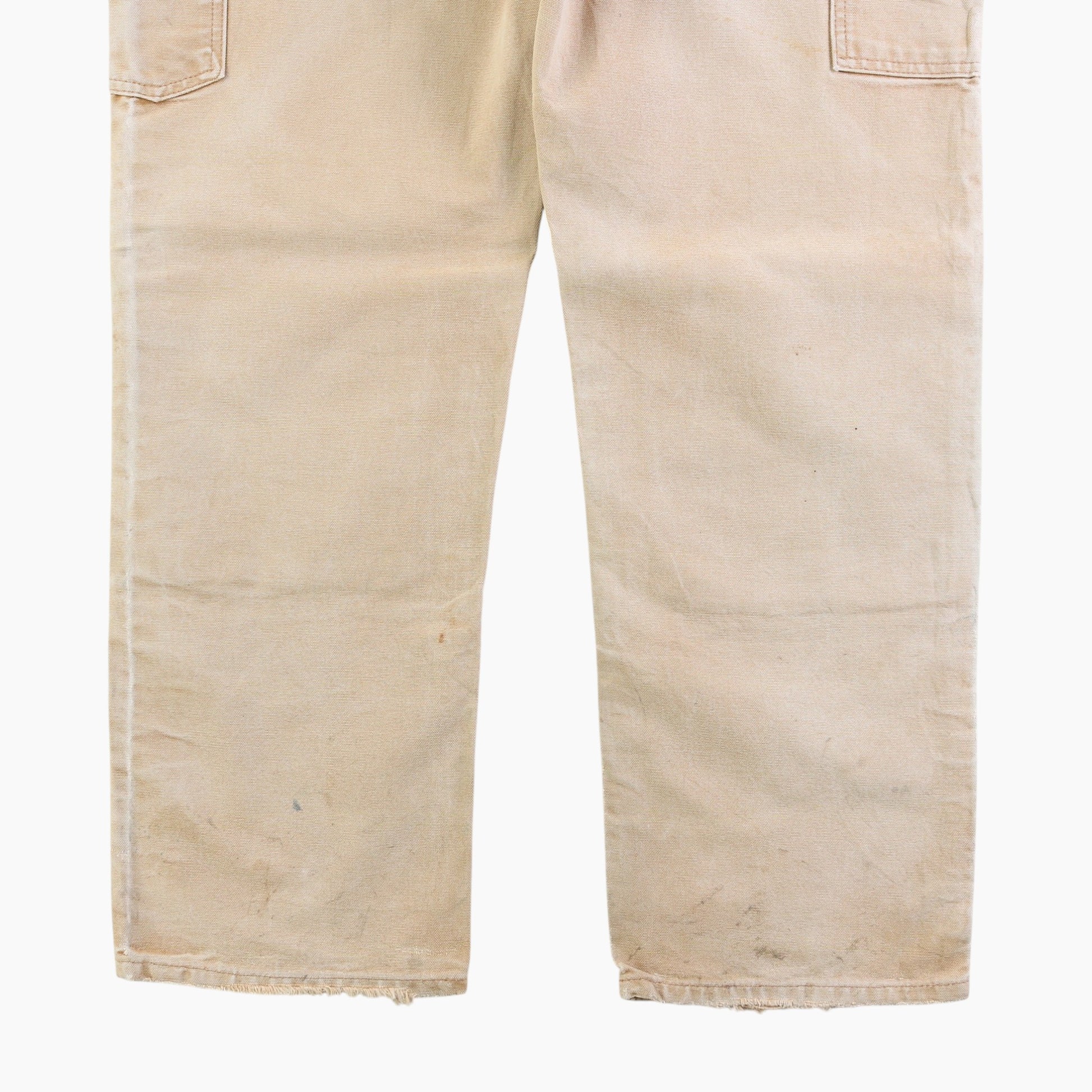 Vintage Double Knee Carpenter Pants - Beige - 34/32