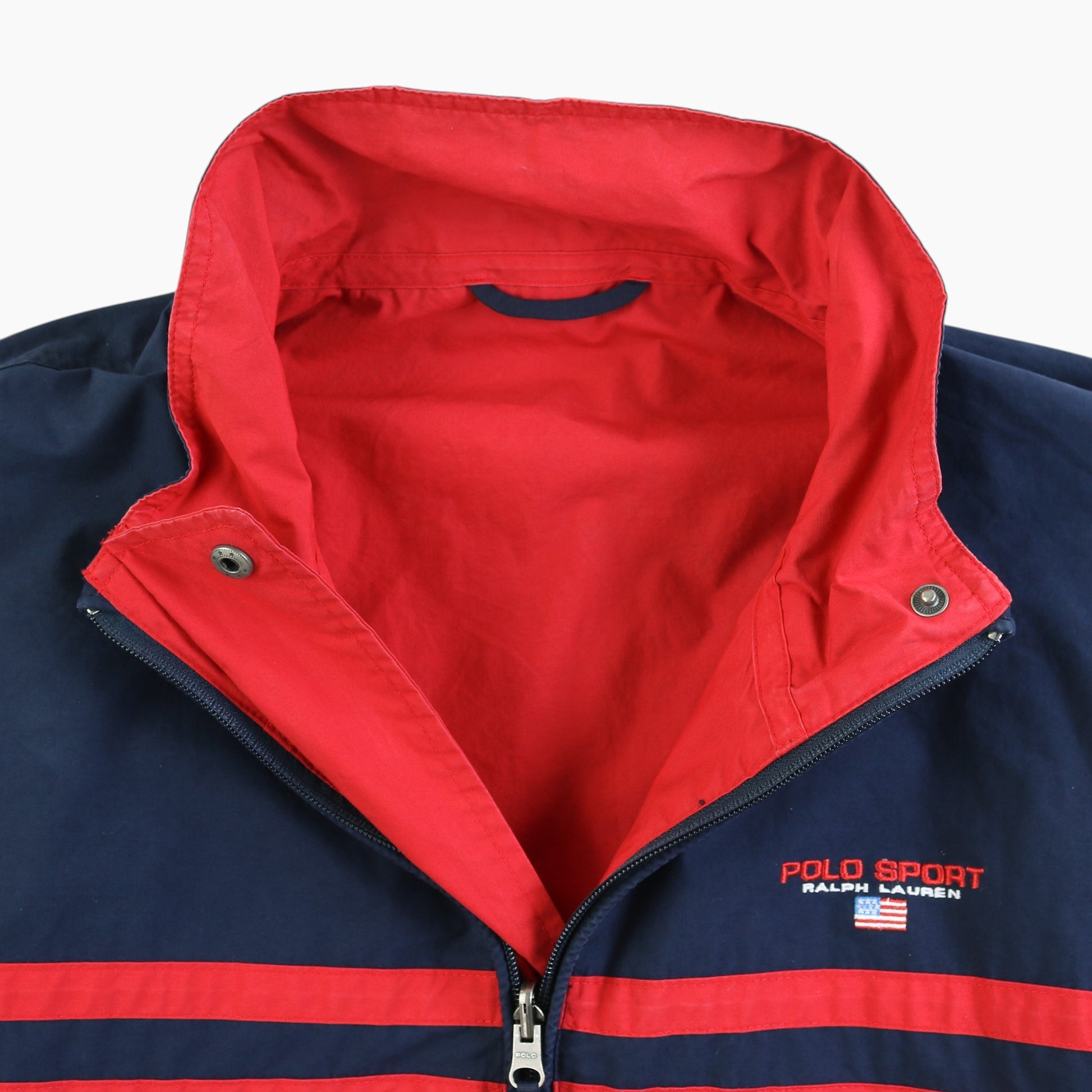 Vintage Reversible Polo Sports Jacket - Navy