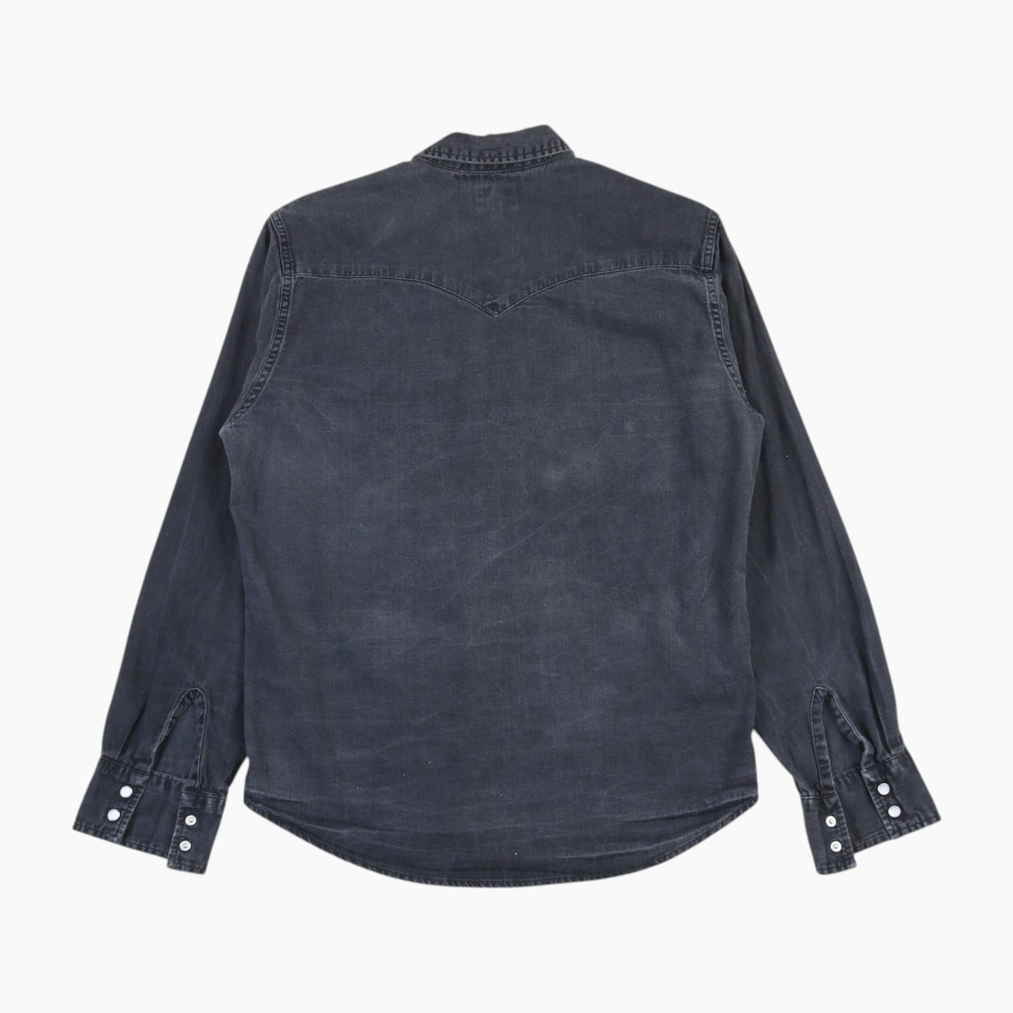 Weatern Denim Shirt - Black