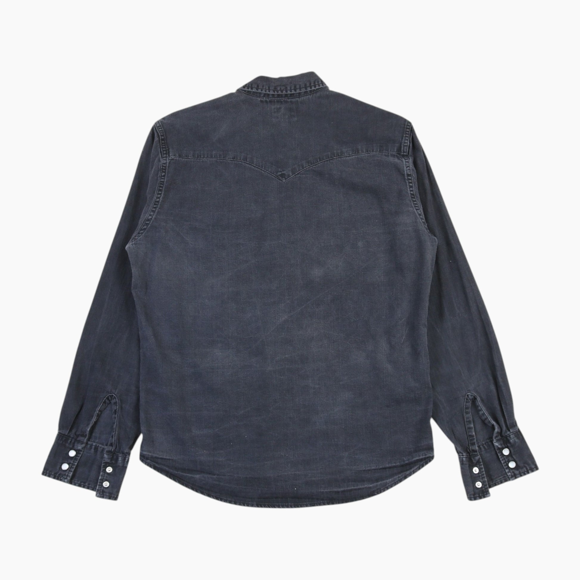 Weatern Denim Shirt - Black