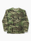 Single Stitch Long Sleeve Woodland Camouflage T-Shirt