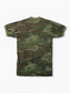 Single Stitch Woodland Camouflage Ringer T-Shirt