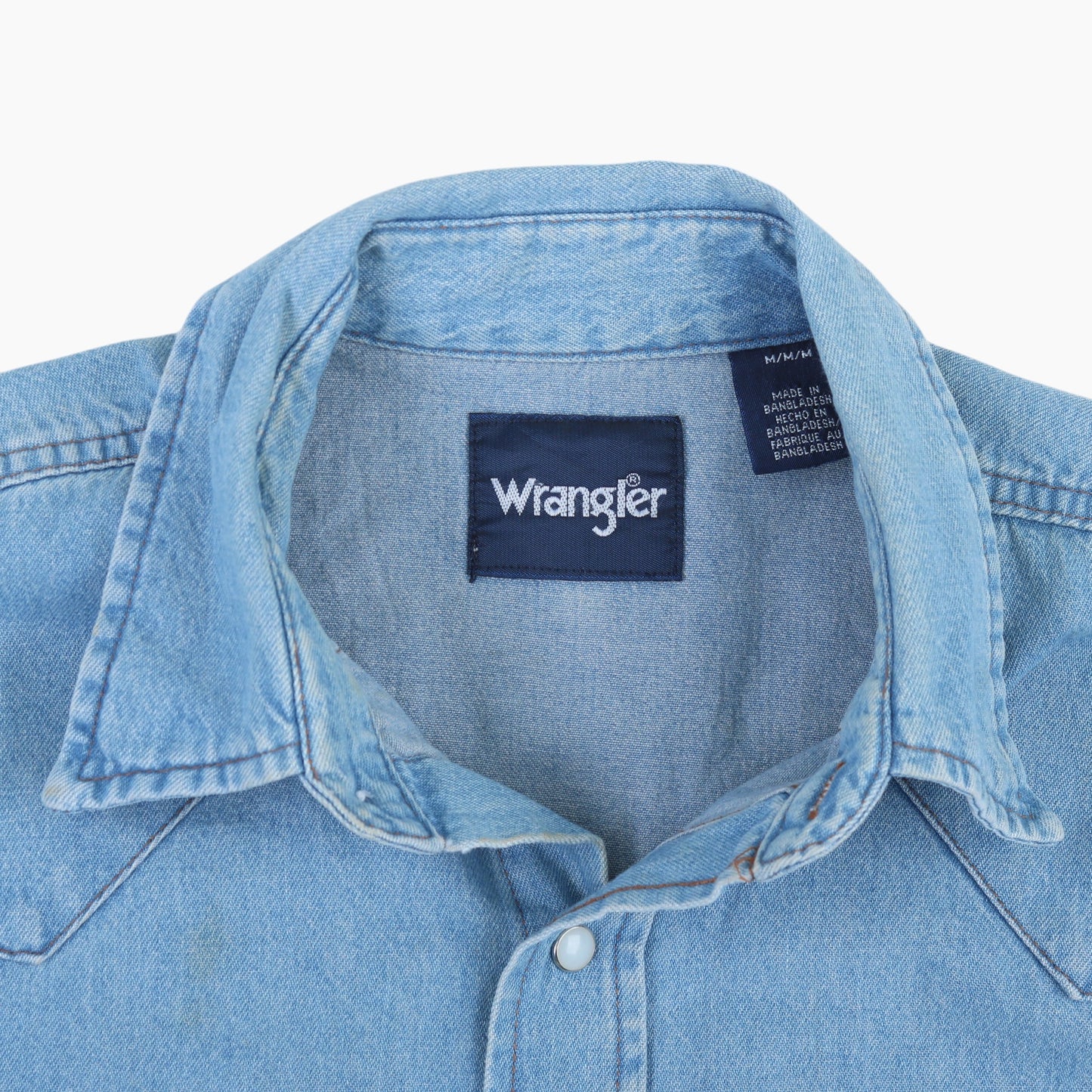 Western Denim Shirt - Blue