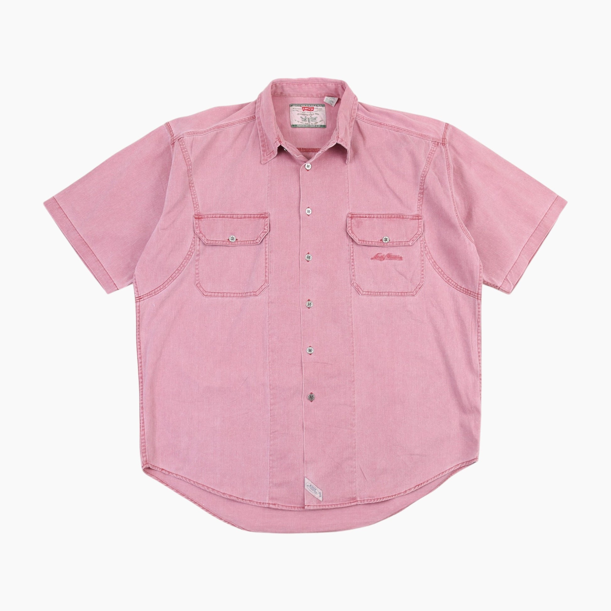 Denim Shirt - Pink