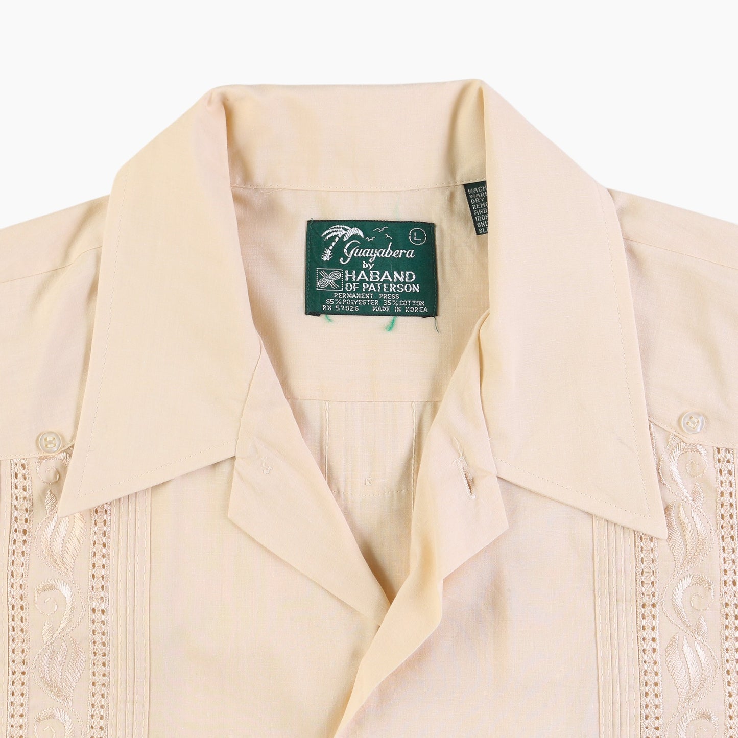 Vintage Cuban Guayabera Shirt