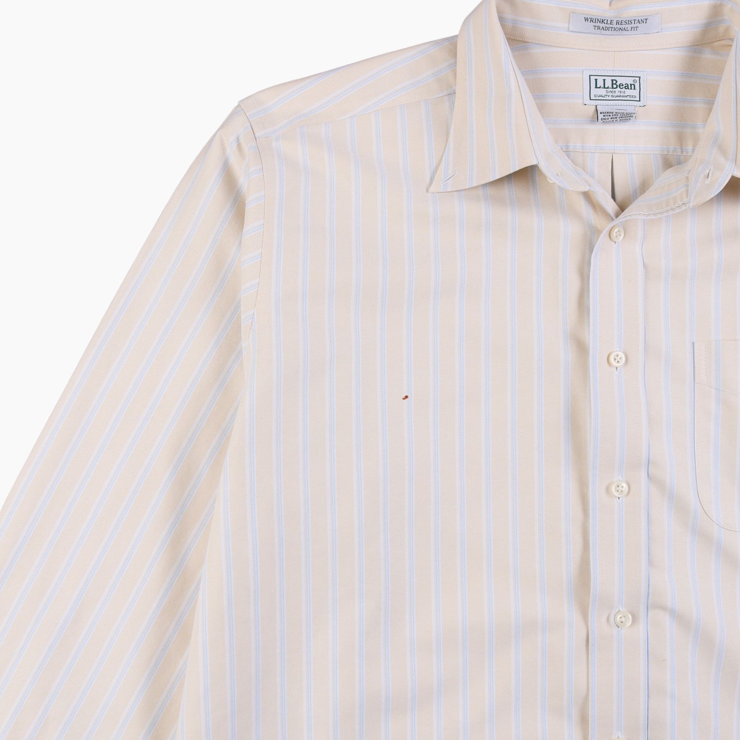 Vintage Shirt - Yellow And Blue Stripe