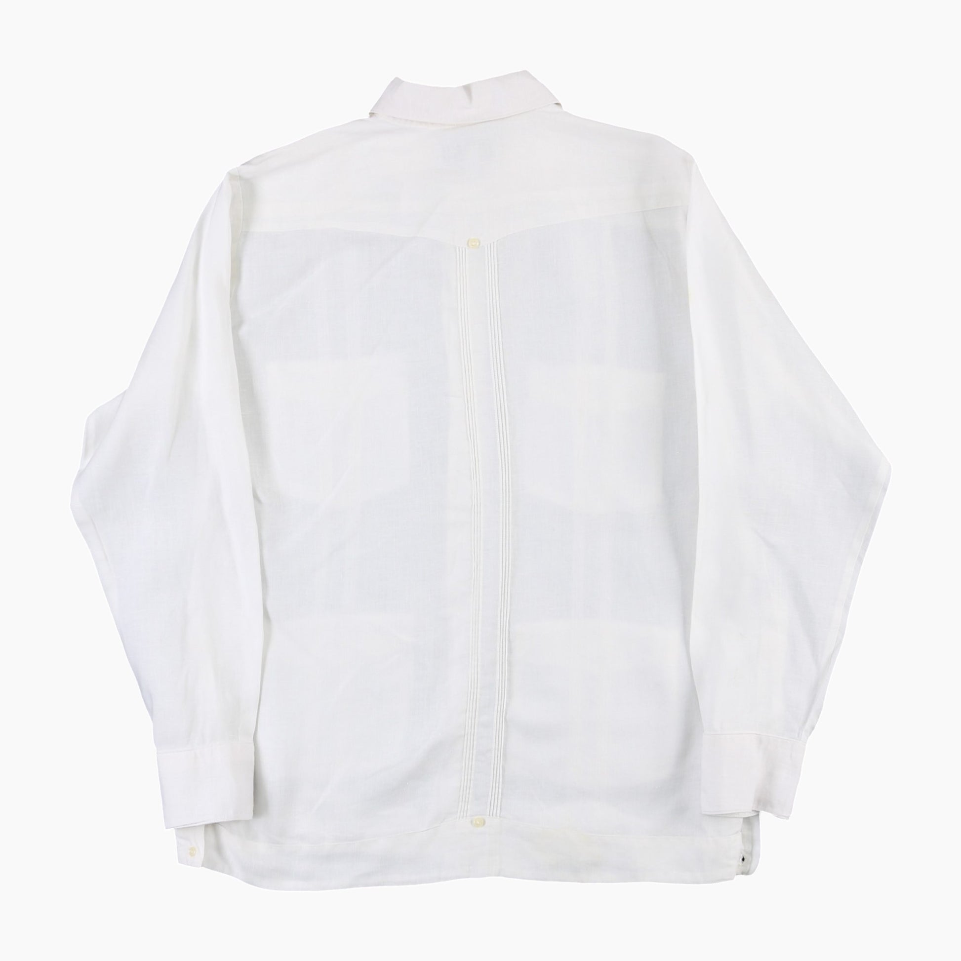 Vintage 'Christian Dior' Cuban Guayabera Shirt