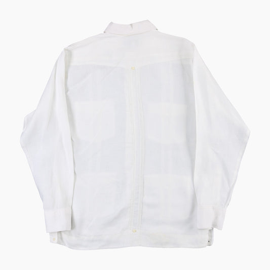 Vintage 'Christian Dior' Cuban Guayabera Shirt