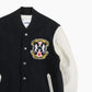 Vintage Varsity 'Liful' Bomber Jacket - Black