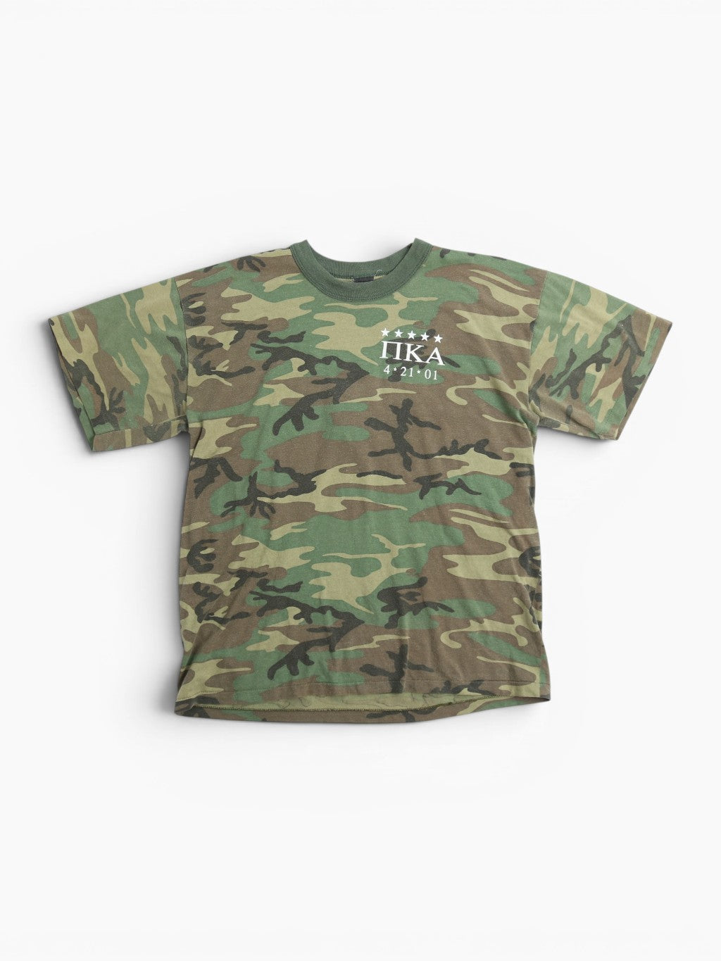 'IIKA' Woodland Camouflage T-shirt - Green