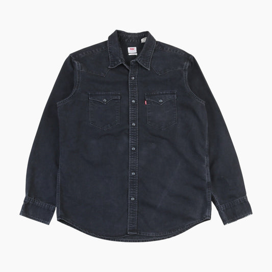 Western Denim Shirt - Black