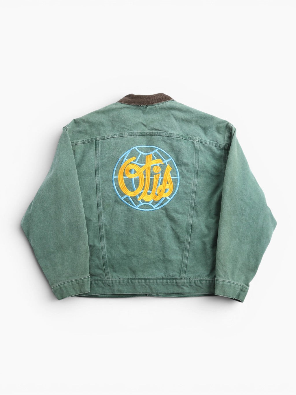Denim Trucker Jacket - Green