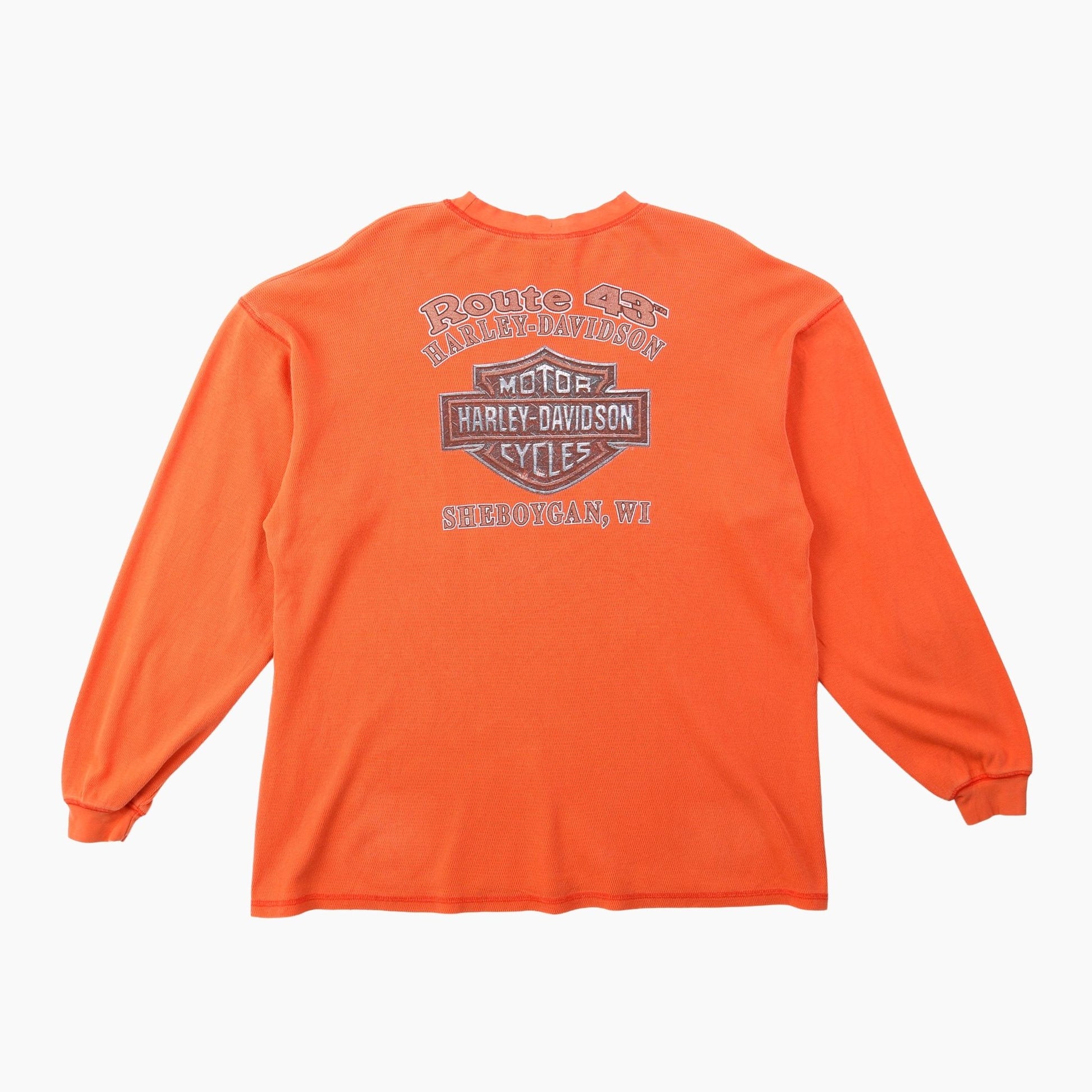 'Route 45 Sheboygan' Thermal T-Shirt - American Madness