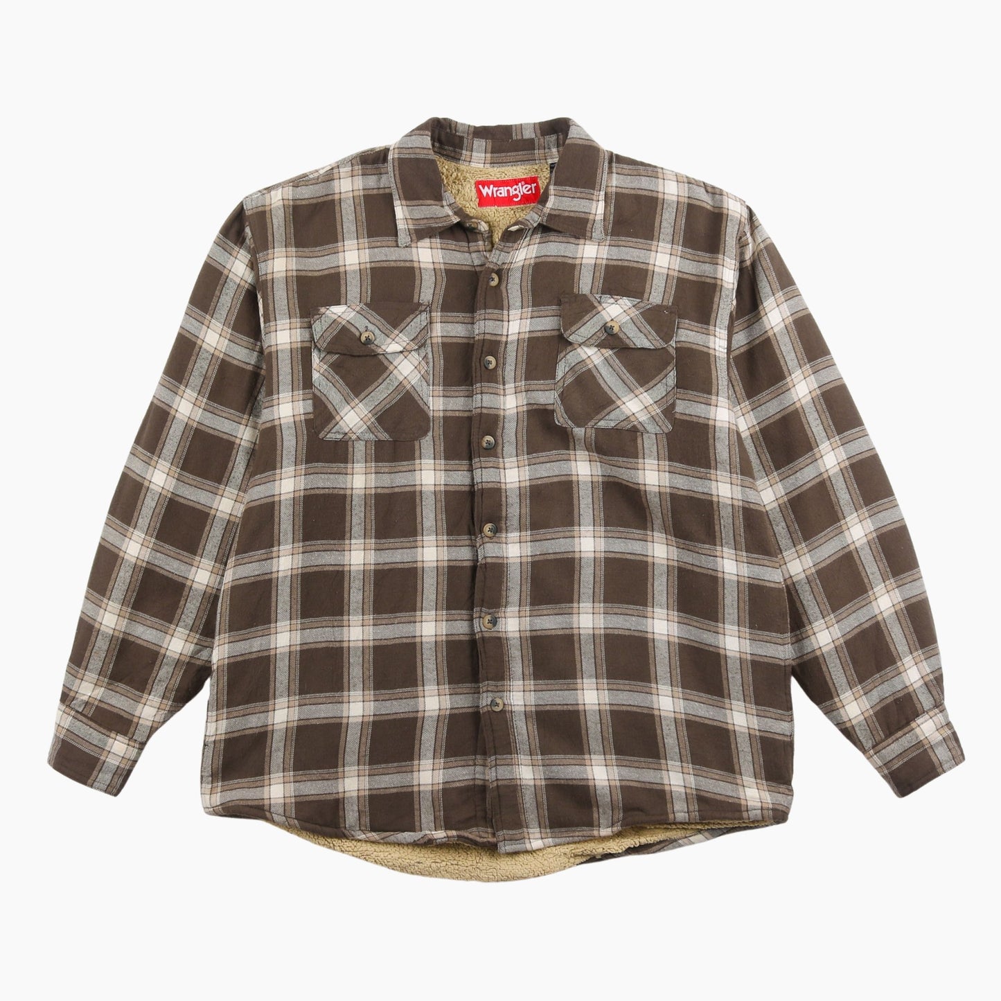 Vintage Flannel Overshirt - Brown Check