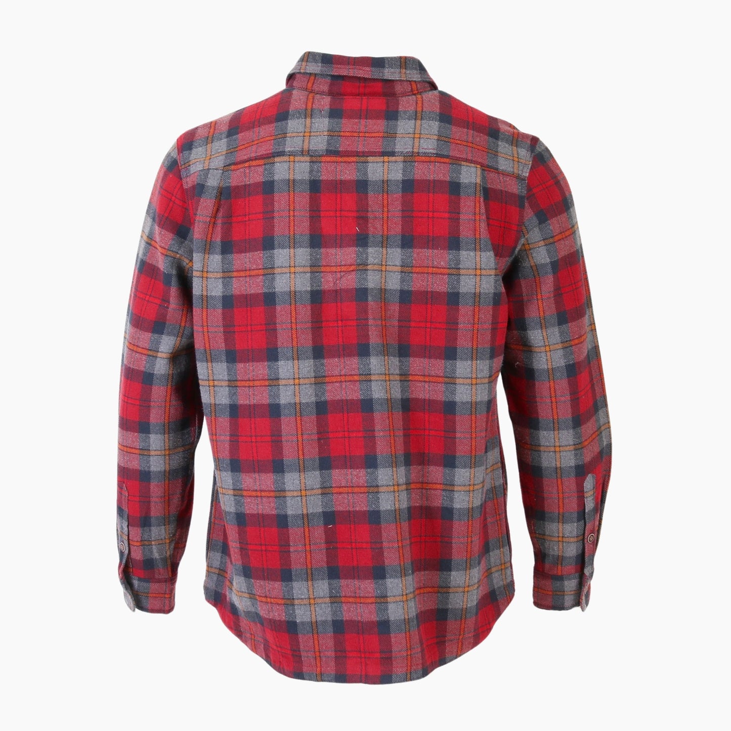 Vintage Flannel Overshirt - Red Check