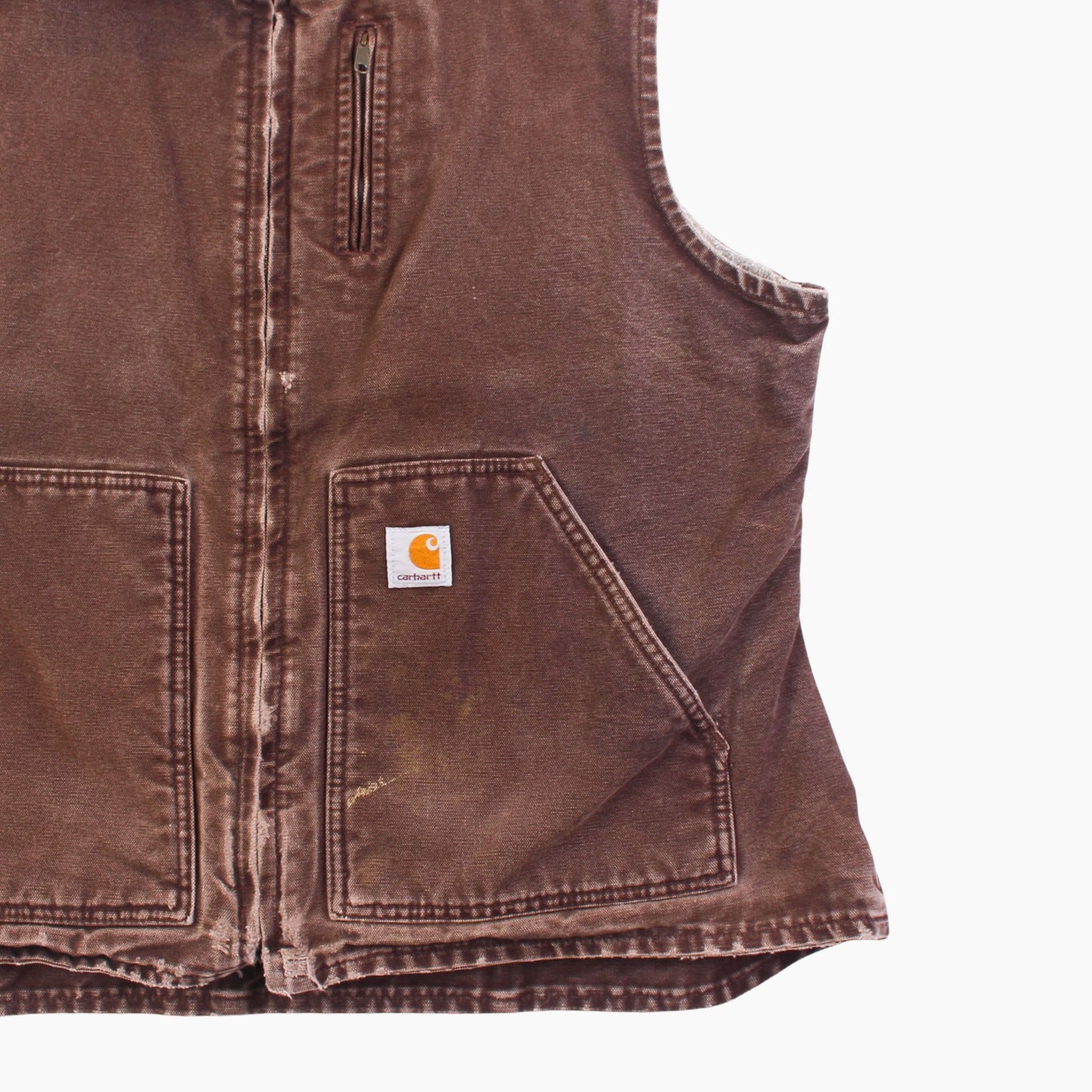 Lined Vest - Brown