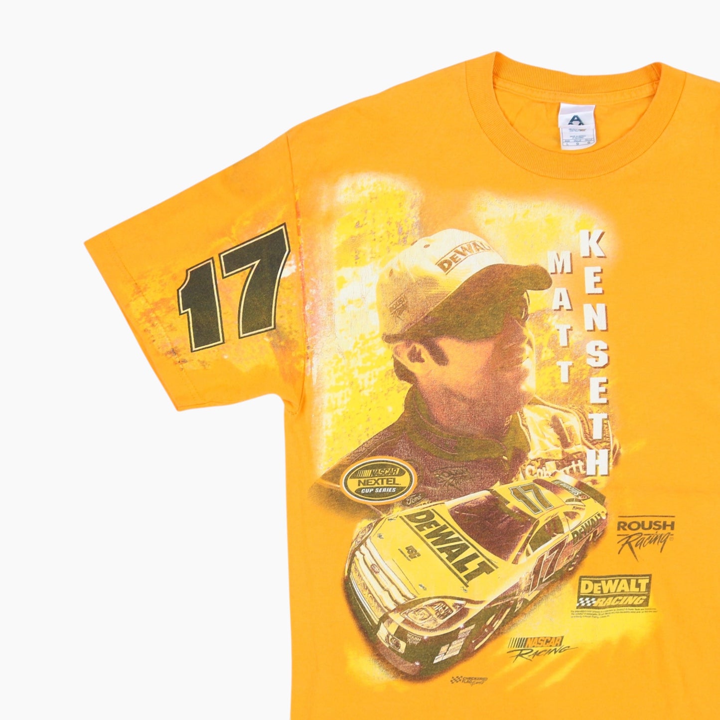 Vintage 'Matt Kenseth' T-shirt - Yellow