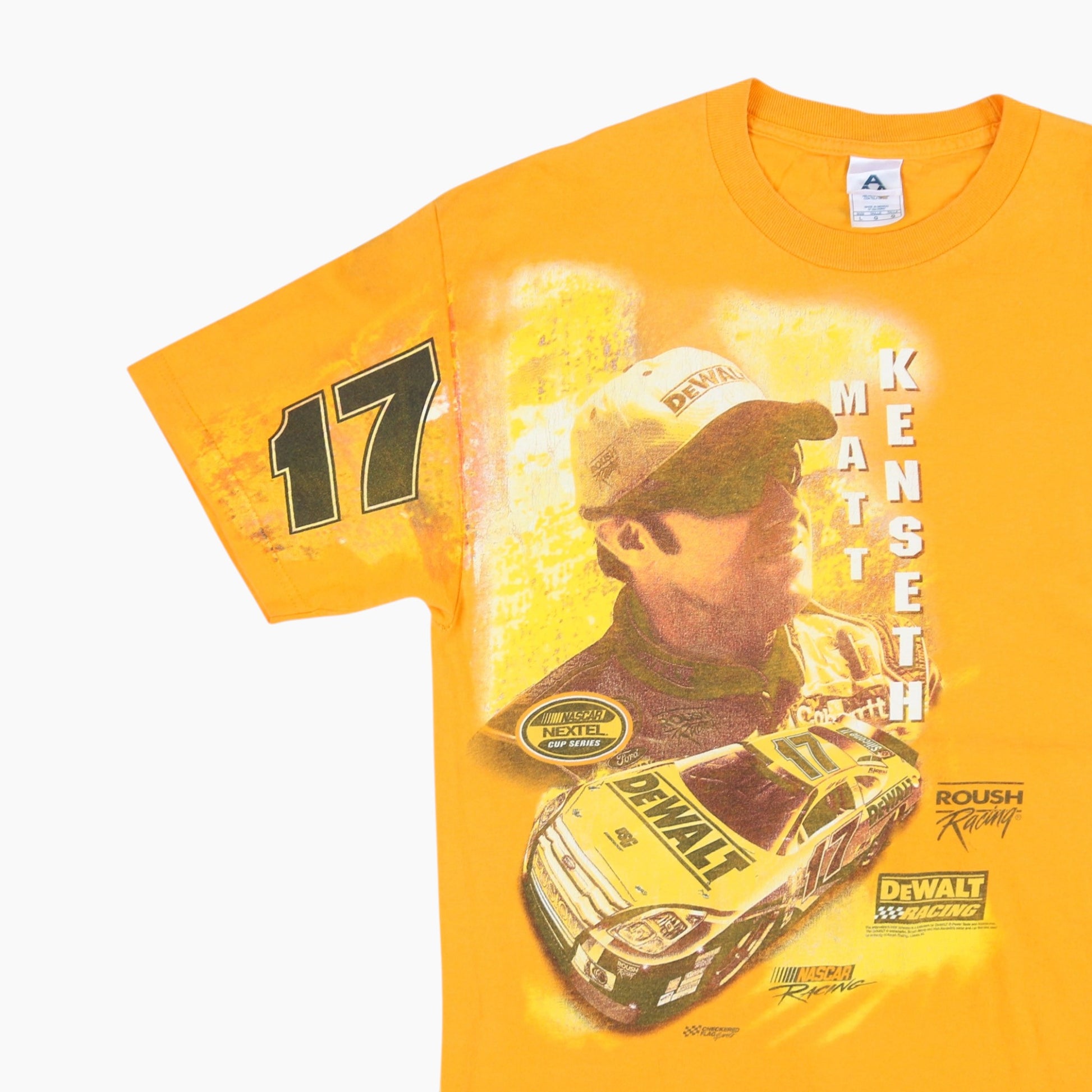 Vintage 'Matt Kenseth' T-shirt - Yellow