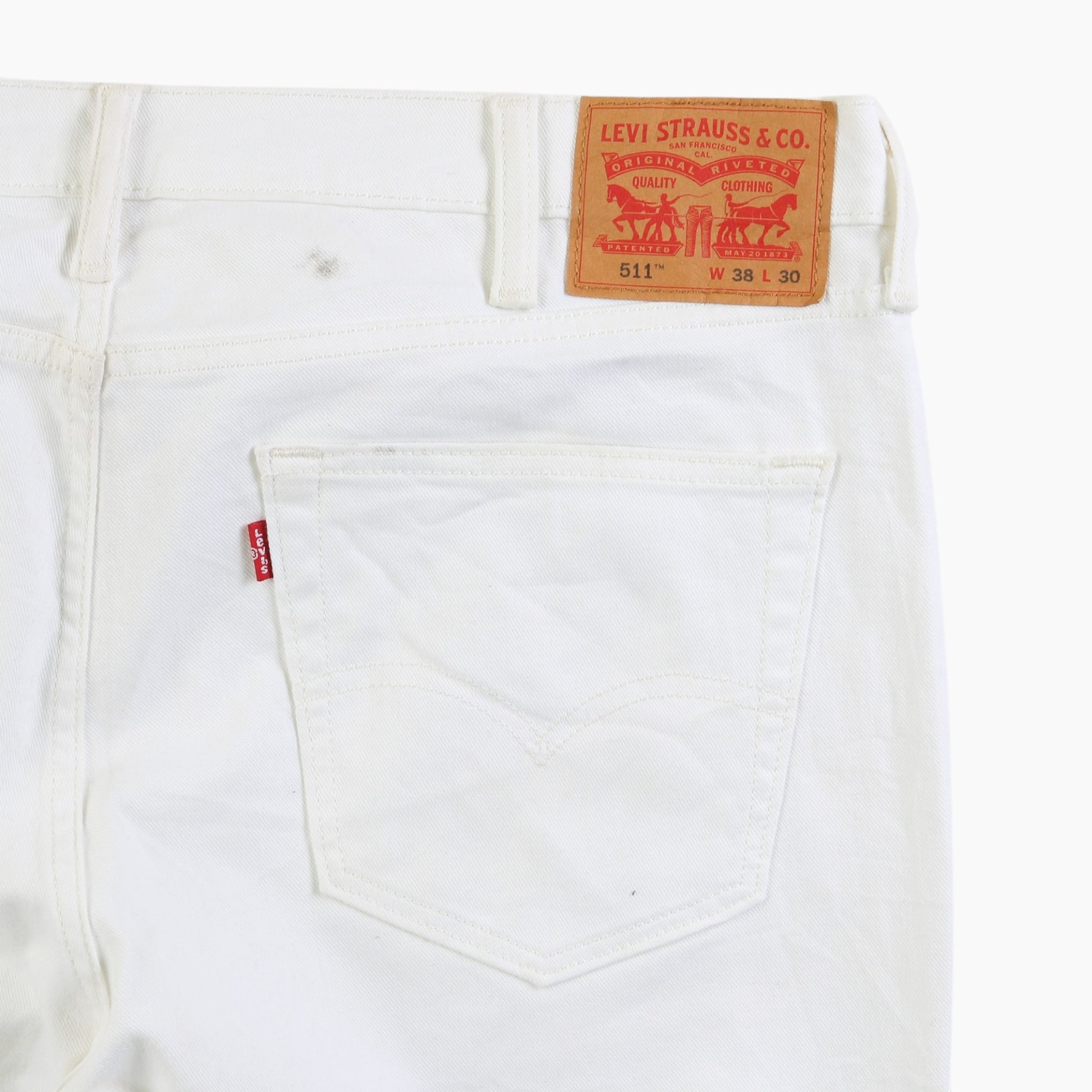Vintage 511 Jeans - White 38/30