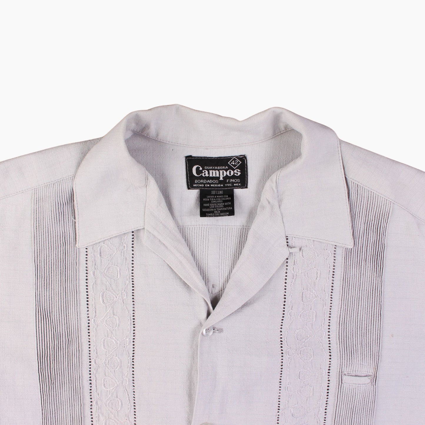 Vintage Cuban Guayabera Shirt