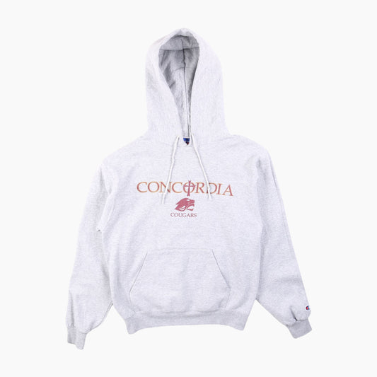 Vintage 'Concordia' Champion Hooded Sweatshirt - American Madness
