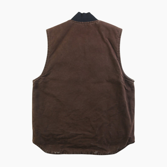 Lined Vest - Brown