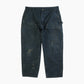 Vintage Double Knee Carpenter Pants - Black - 40/30