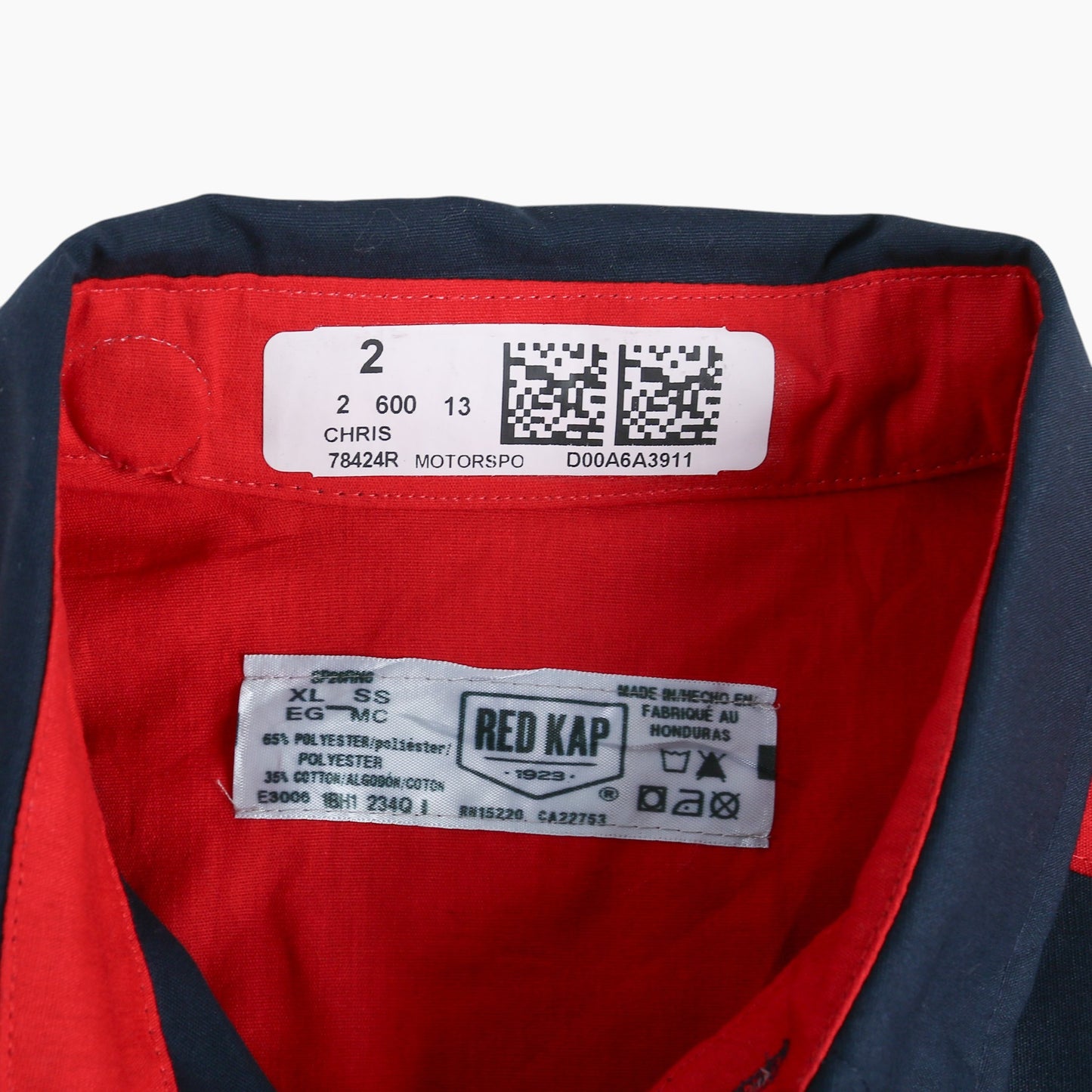 'Chris' Vintage Garage Shirt - Navy