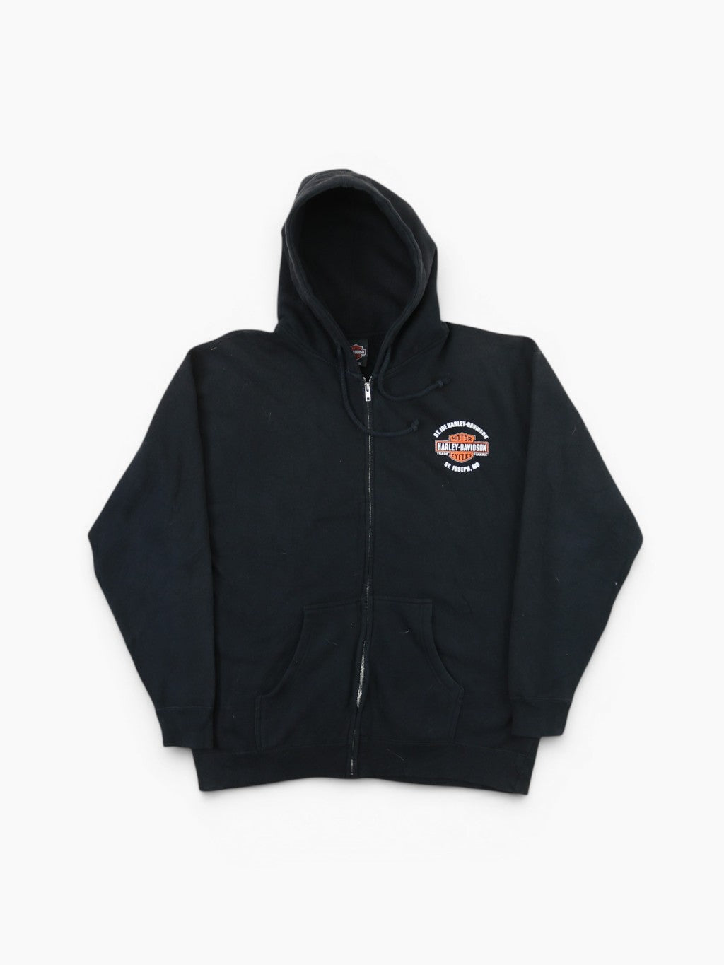 'St. Joe' Hooded Sweatshirt - Black