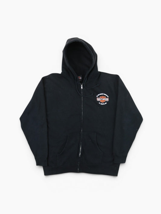 'St. Joe' Hooded Sweatshirt - Black