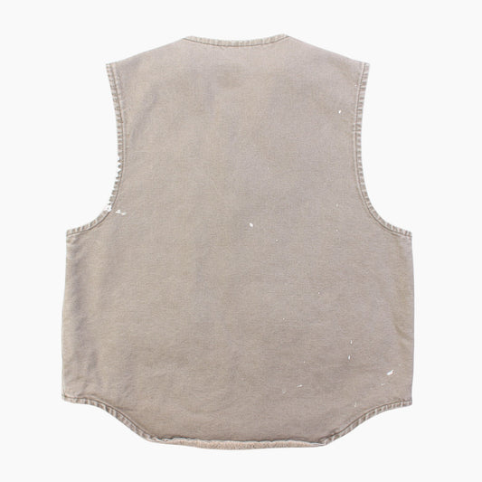 Lined Vest - Washed Stone