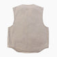 Lined Vest - Washed Stone