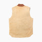 Lined Vest - Washed Sand