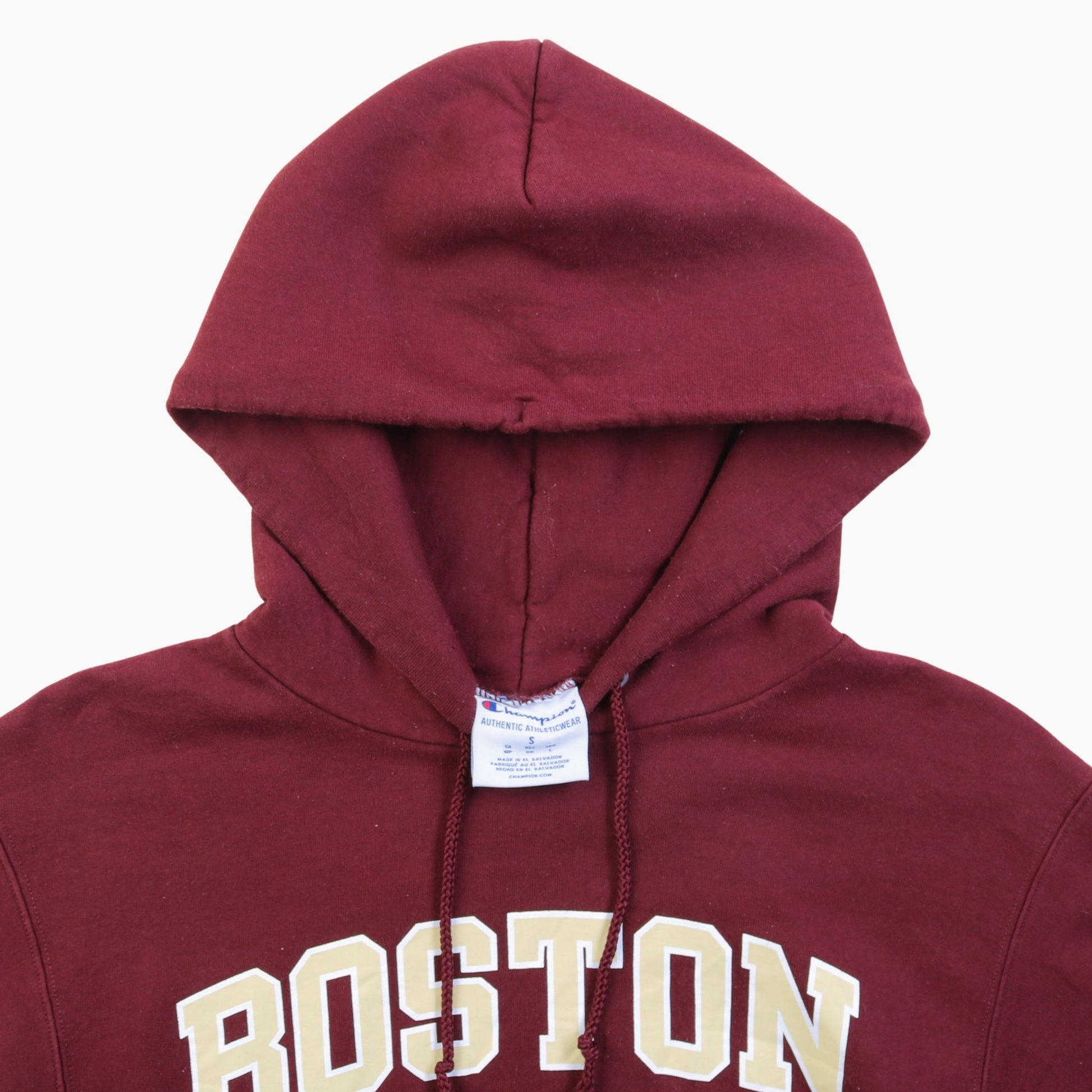 'BOSTON COLLEGE' Champion Hooded Sweatshirt - American Madness