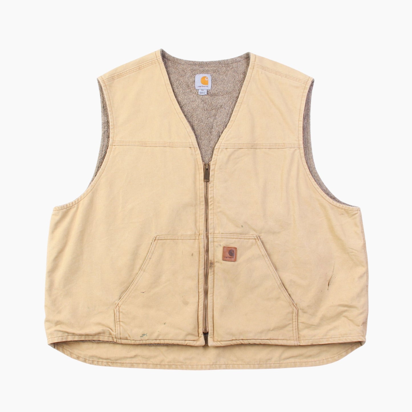 Lined Vest - Washed Hamilton Brown