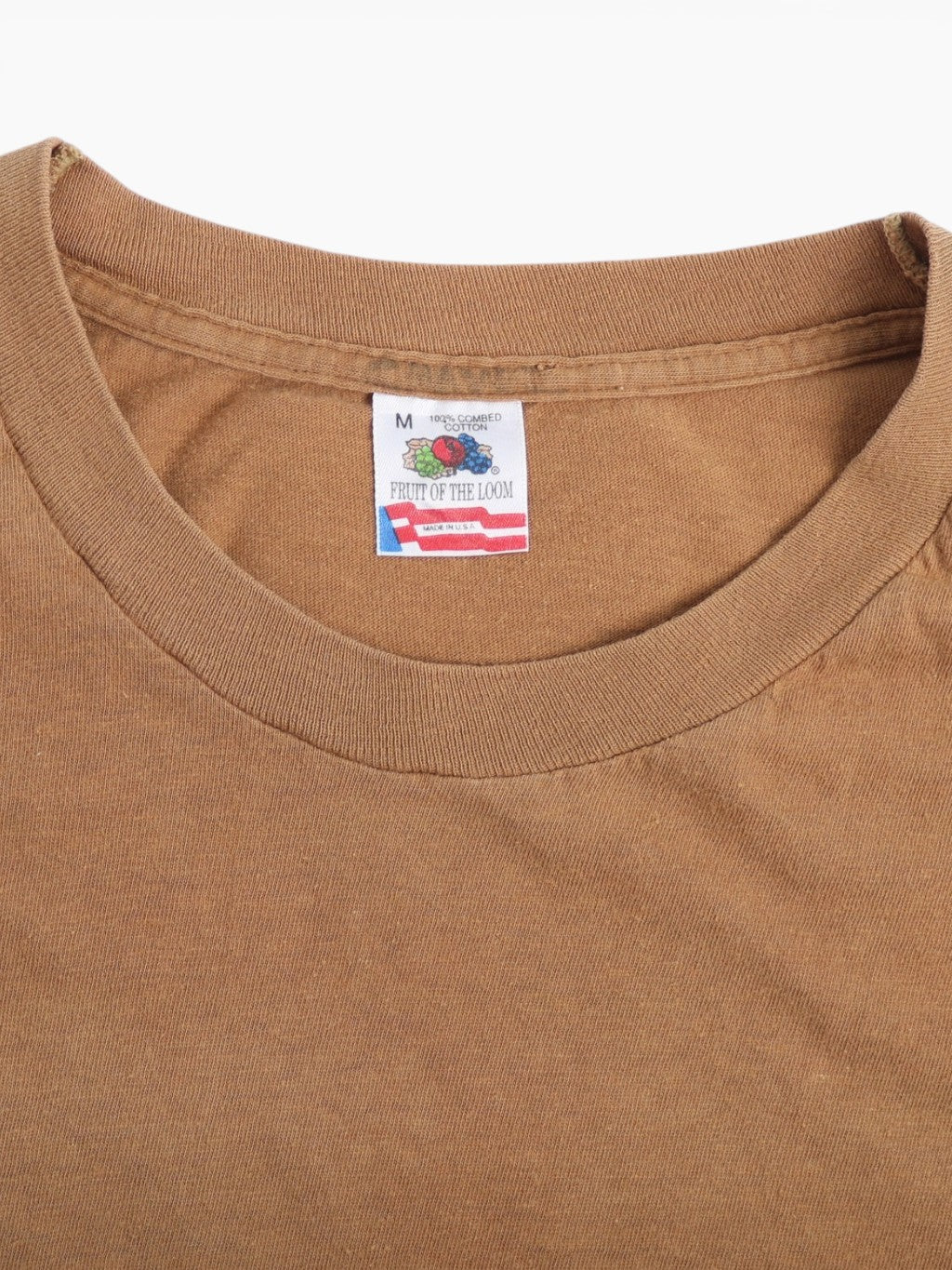 Single Stitch Tan T-shirt